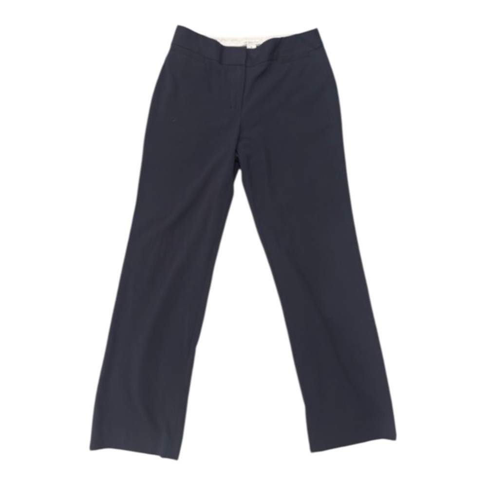 Liz Claiborne Audra Navy Blue Straight Leg Dress Pants Womens Size 8